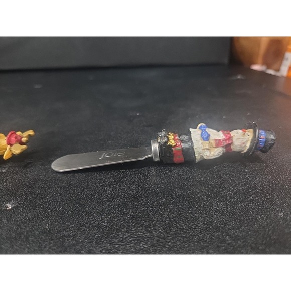 Joie Christmas Cheese Spreaders, Set of 4, Moose Snowman Toy Soldier Santa - Picture 3 of 5